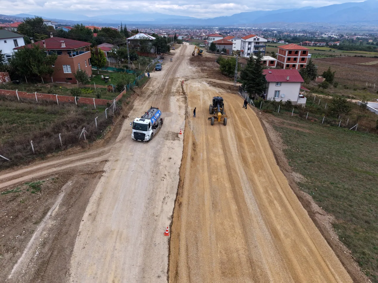 Erbaa Belediyesi TOKİ 2. etapta altyapı çalışmalarına devam ediyor