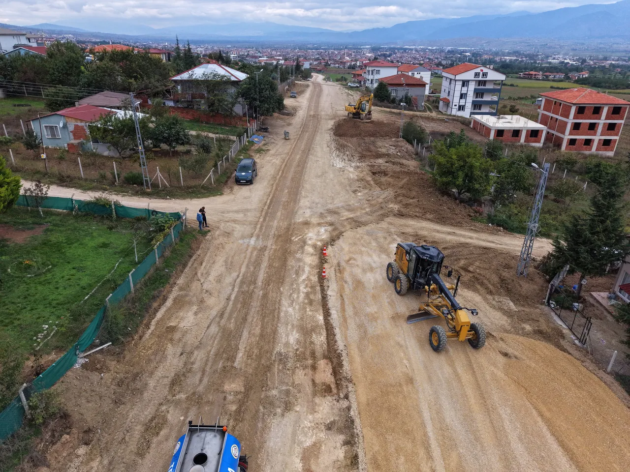 Erbaa Belediyesi TOKİ 2. etapta altyapı çalışmalarına devam ediyor