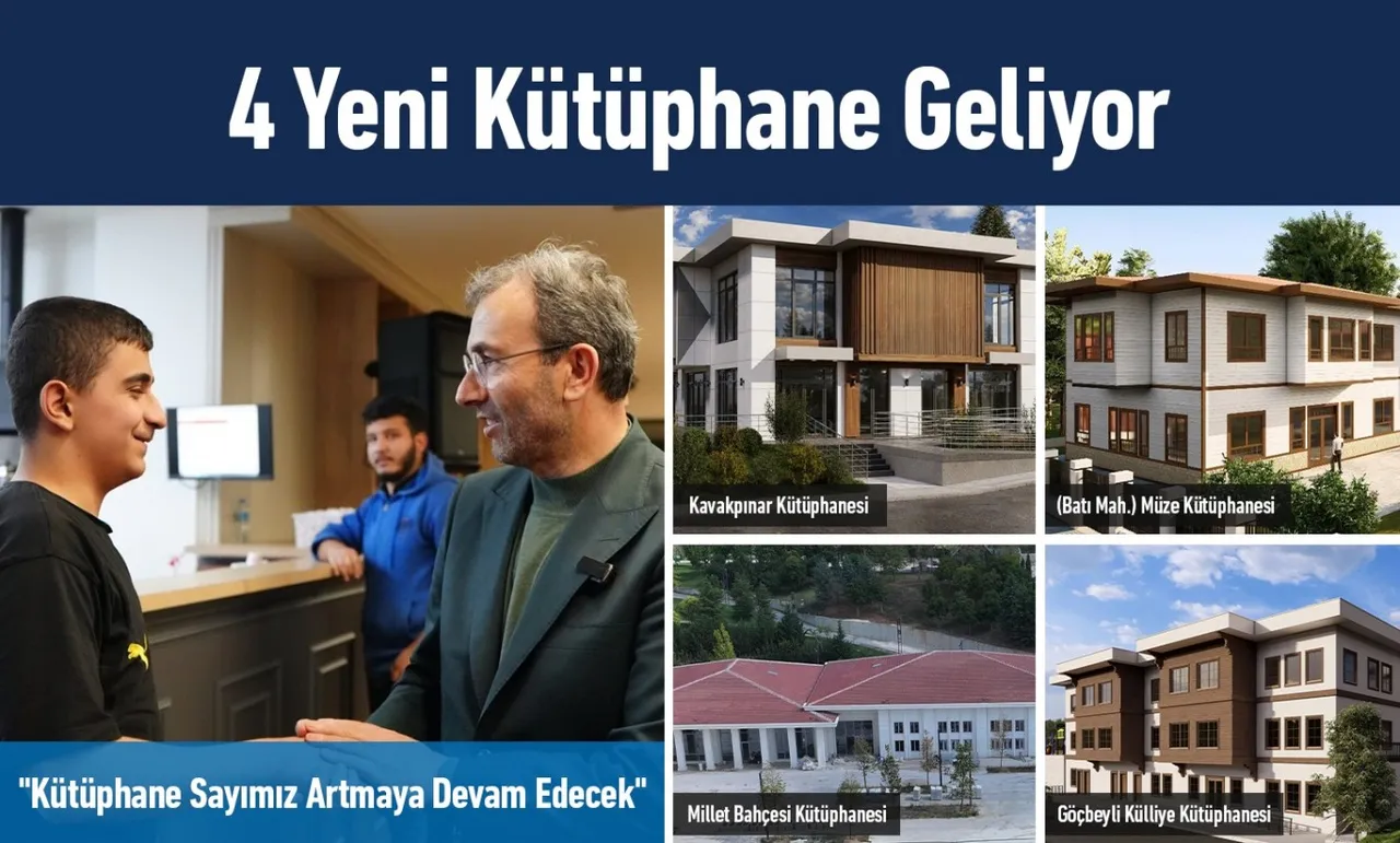 4 Yeni kütüphane geliyor