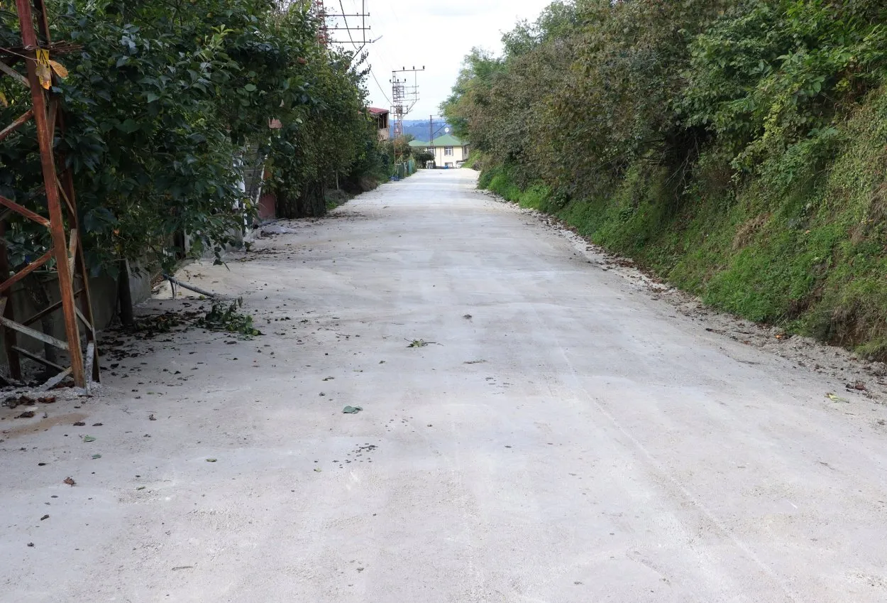 Ünye Çatak Mahallesi'ne beton yol