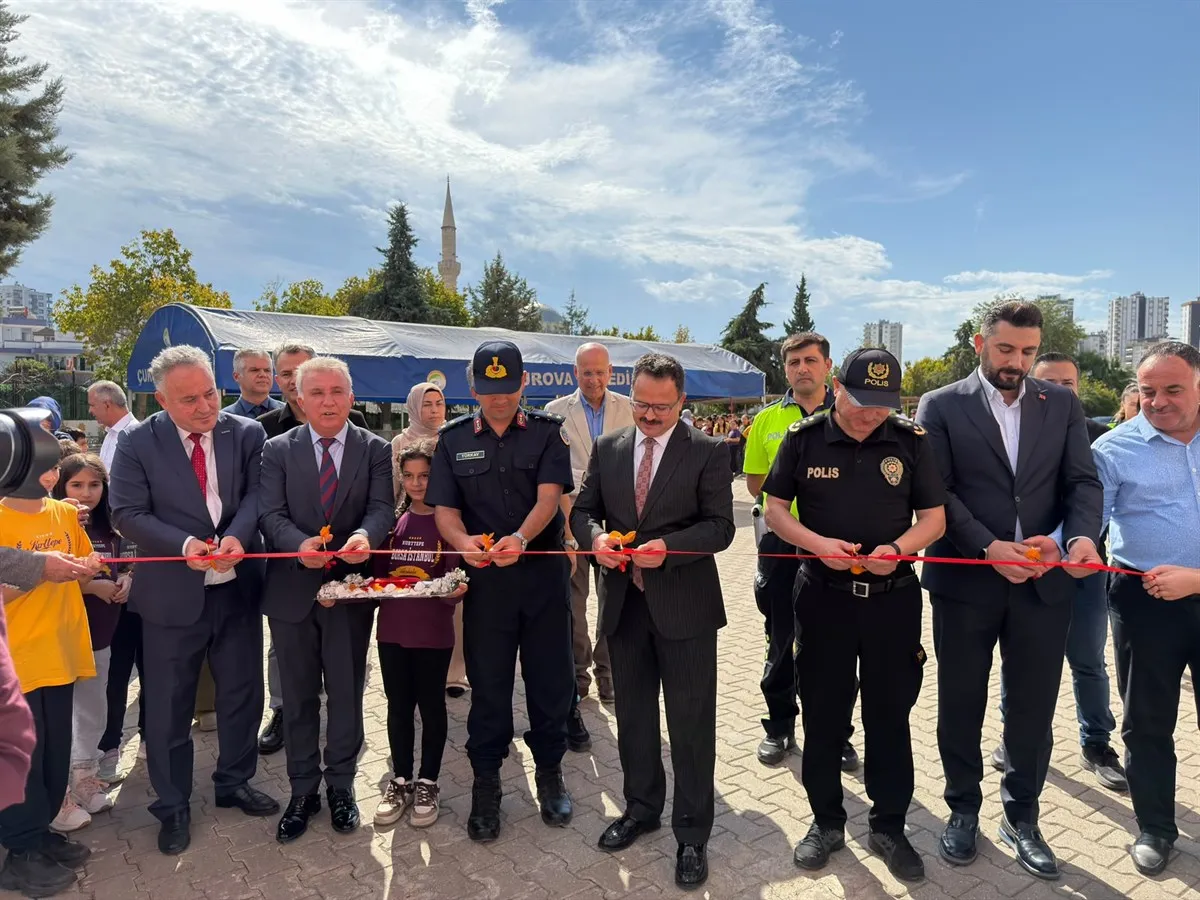 Şehrin akıllı çocukları trafik parkuru açılışı