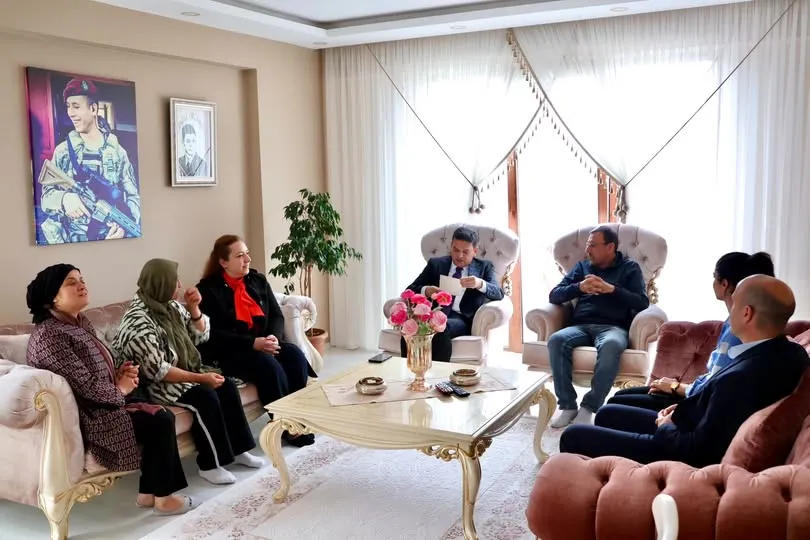 Akçaabat Kaymakamı Şahin şehit ailemize ziyarette bulundu
