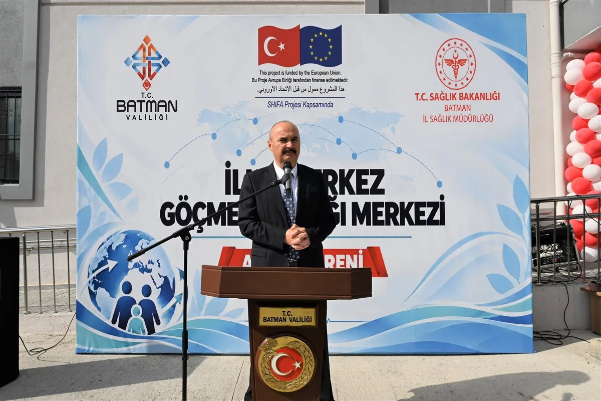 Batman’da Göçmen Sağlığı Merkezi törenle hizmete açıldı