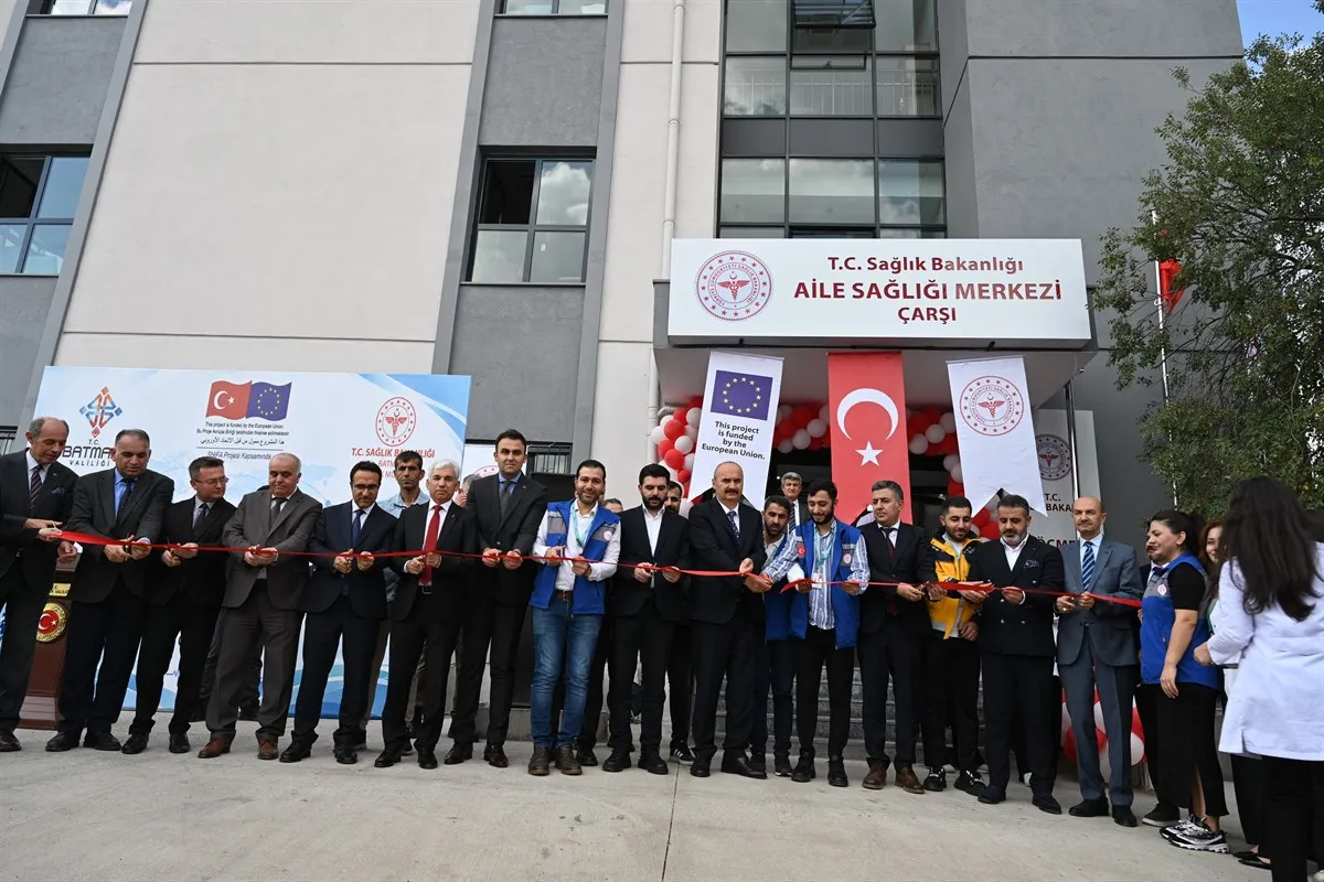 Batman’da Göçmen Sağlığı Merkezi törenle hizmete açıldı