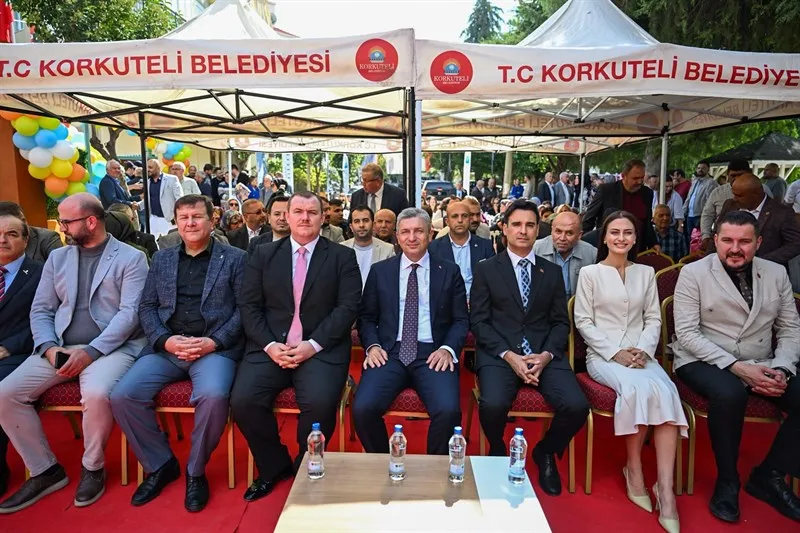 Vali Hulusi Şahin Korkuteli’nde çifte açılışa katıldı