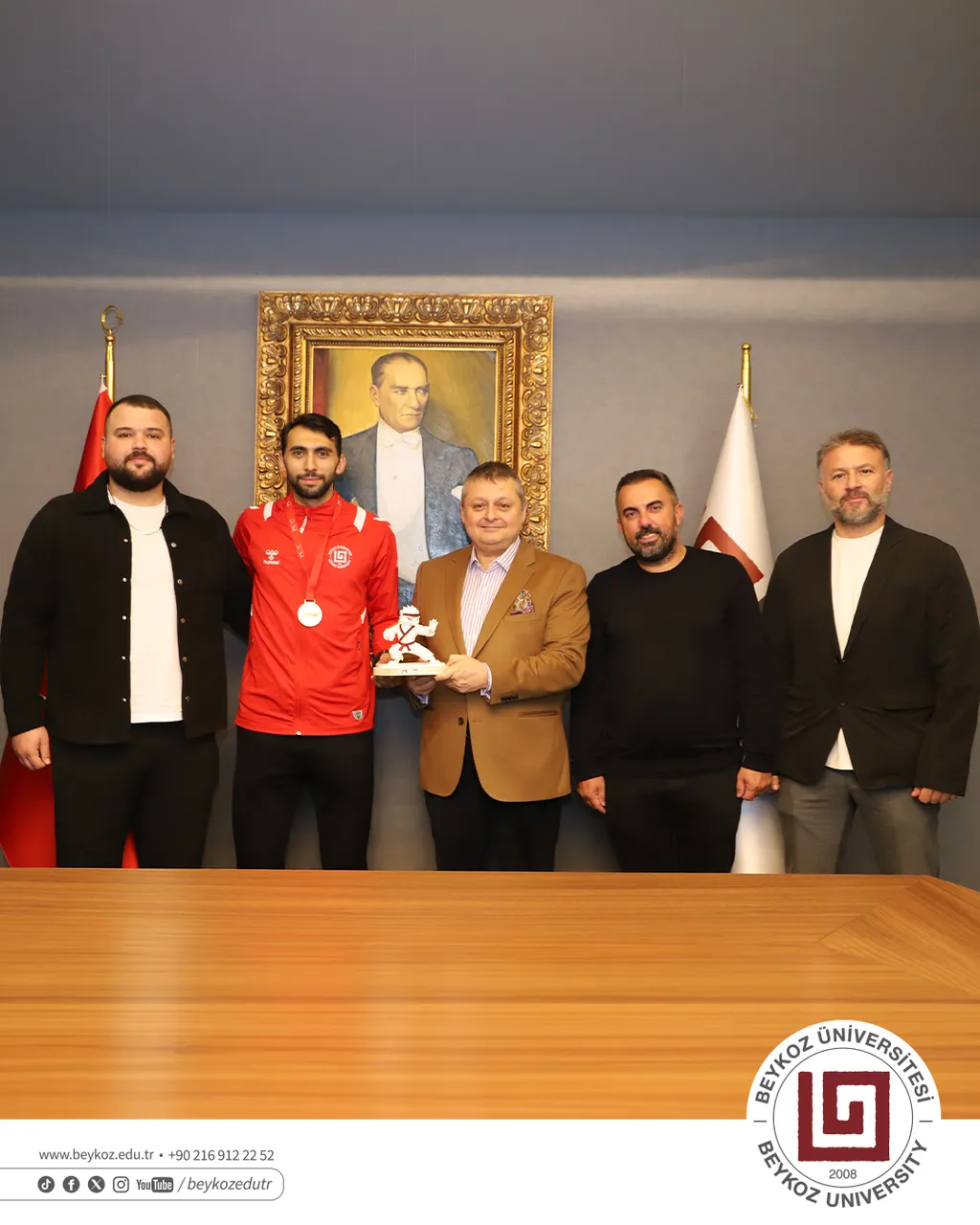 Beykoz Üniversitesi, Avrupa İkincisi Mehmet Kani Polat ile bir araya geldi