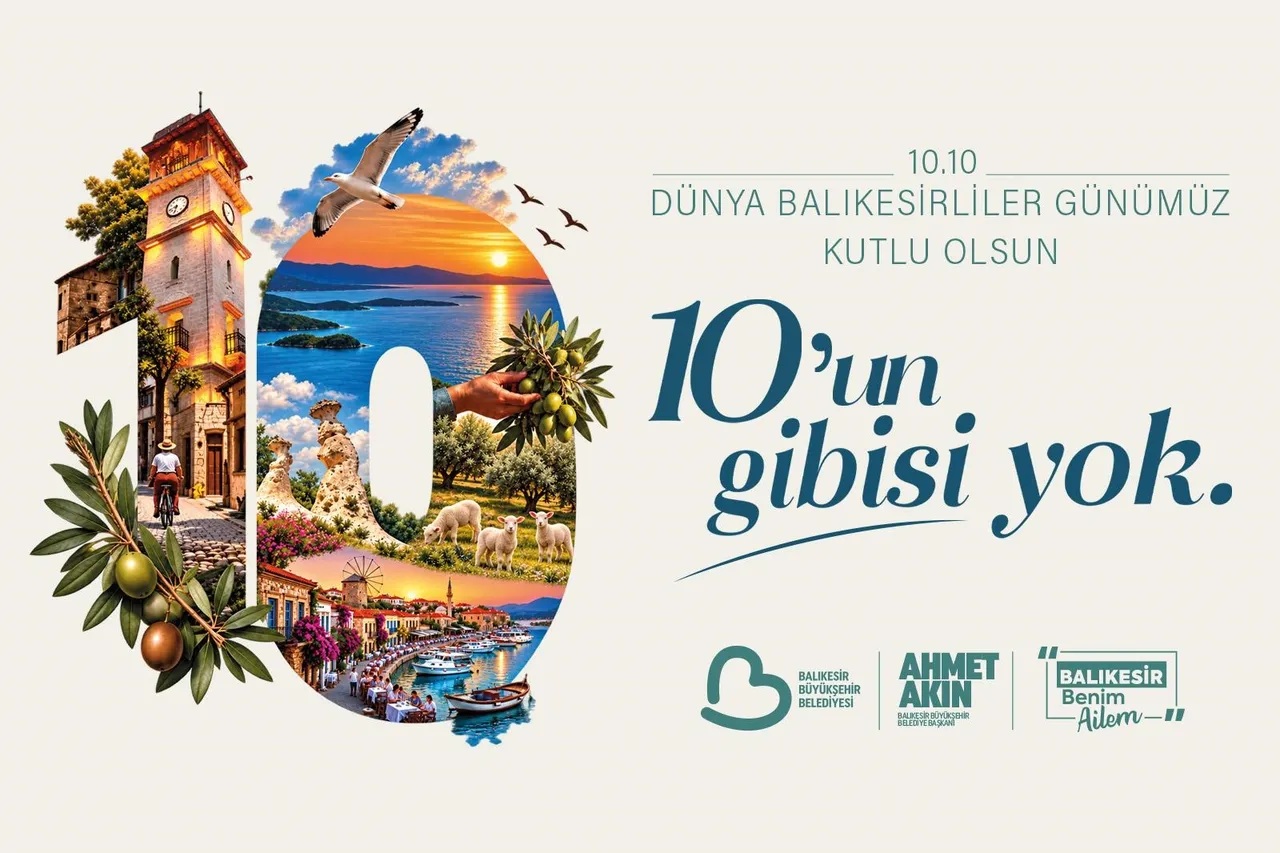 10.10 Dünya Balıkesir Günü bu yıl da coşkuyla kutlanacak