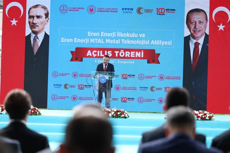 Eren Enerji İlkokulu ile Eren Enerji Mesleki ve Teknik Anadolu Lisesi bünyesindeki metal Teknolojisi Atölyesinin açılışı gerçekleştirildi