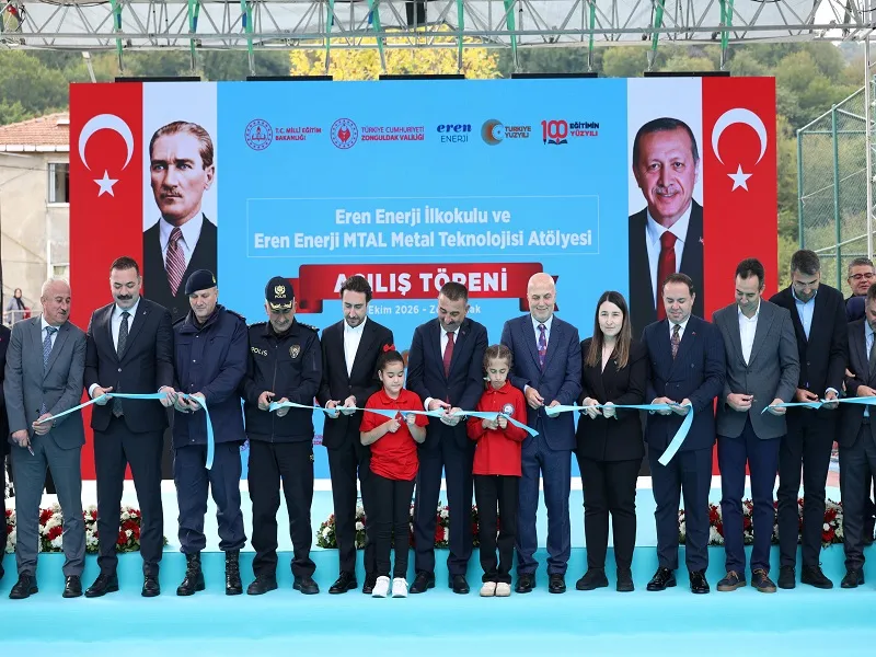 Eren Enerji İlkokulu ile Eren Enerji Mesleki ve Teknik Anadolu Lisesi bünyesindeki metal Teknolojisi Atölyesinin açılışı gerçekleştirildi