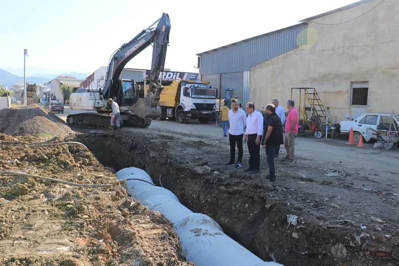 Gazipaşa Sanayi Sitesi’nde su baskınlarına karşı önlem