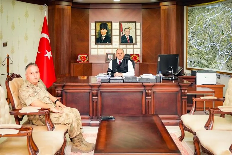 Hakkari Valisi Taşyapan’a ziyaret