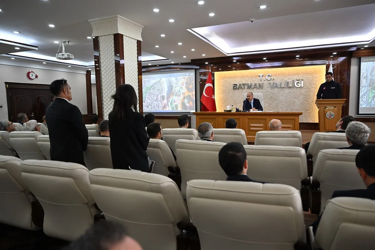Batman’da İl afet risk azaltma planı masaya yatırıldı
