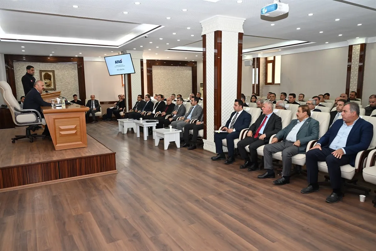 Batman’da İl afet risk azaltma planı masaya yatırıldı