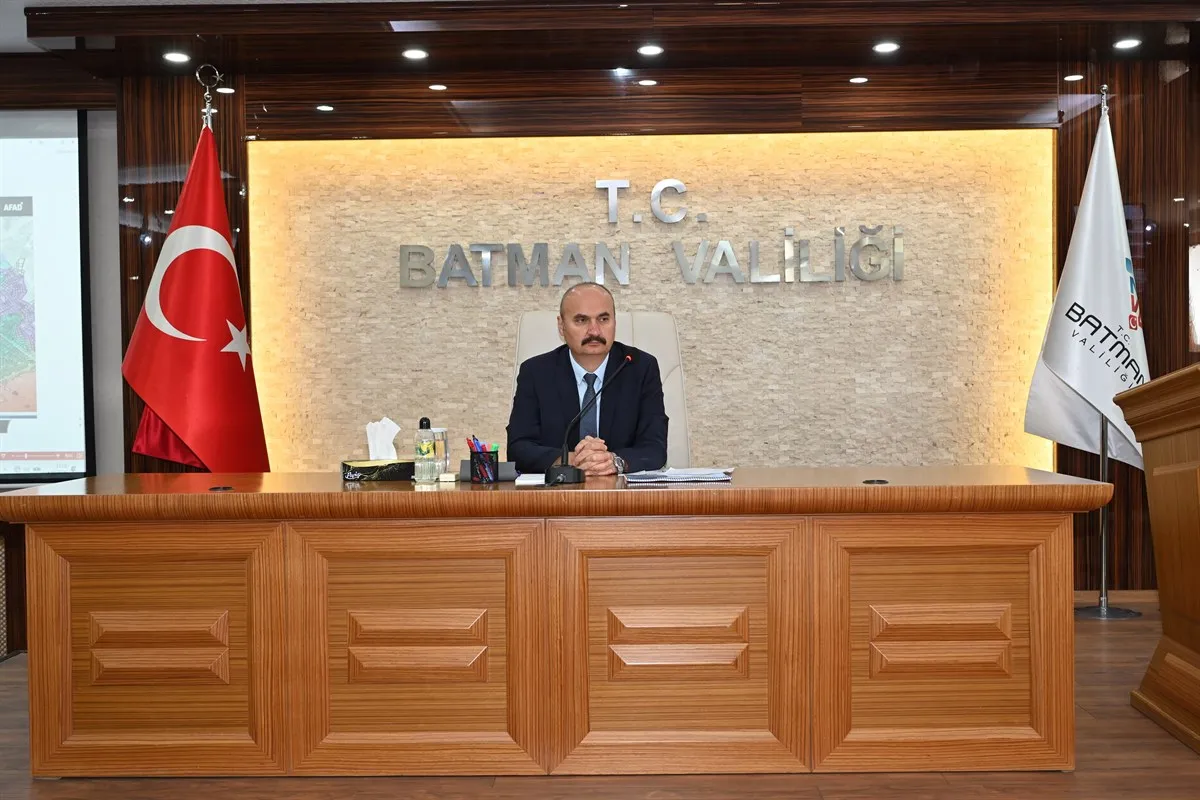 Batman’da İl afet risk azaltma planı masaya yatırıldı