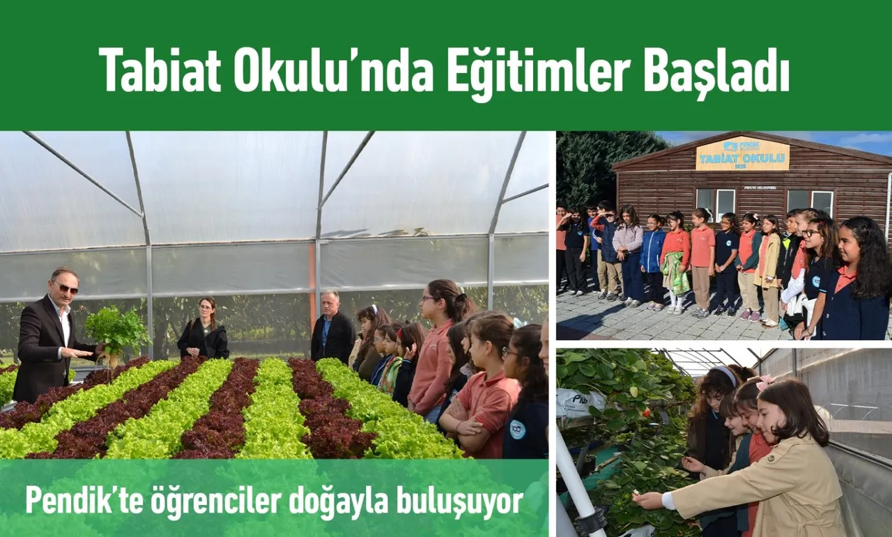 Tabiat Okulu’nda eğitimler başladı