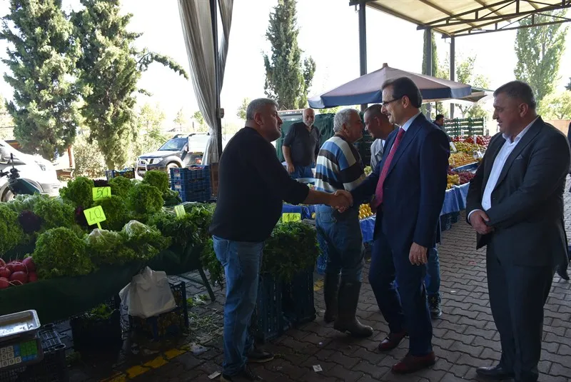 Cuma pazarına ziyaret