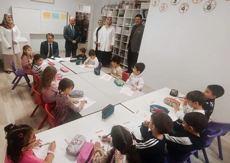Yunus Emre 4-6 yaş kuran kursuna ziyaret