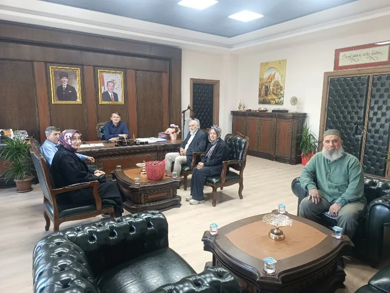 Suffe İlim Derneği’nden Kaymakam Özcan’a ziyaret