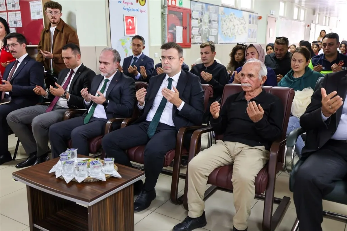 Niğde Valisi Nedim Akmeşe Şehit Hava uçak bakım Astsubay Başçavuş Burak Özkan özel eğitim sınıfı açılış törenine katıldı