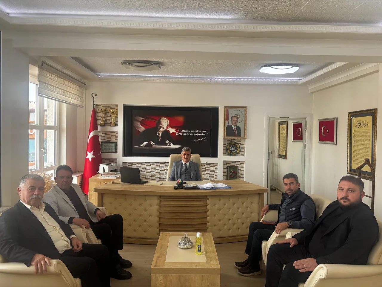 Köy Muhtarlarının ziyareti