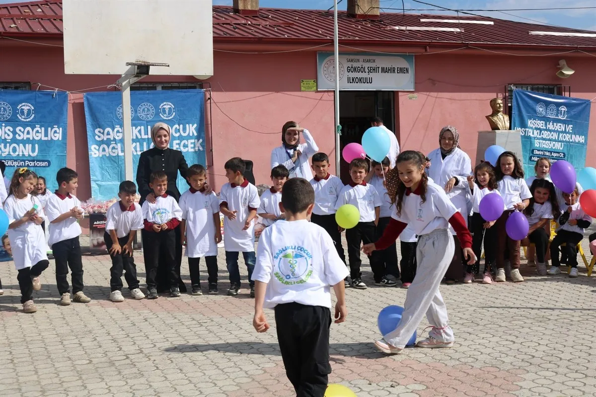 Asarcık Kaymakamı Bilgin "Sağlıklı Çocuk, Sağlıklı Gelecek" projesi kapsamında düzenlenen programa katıldı