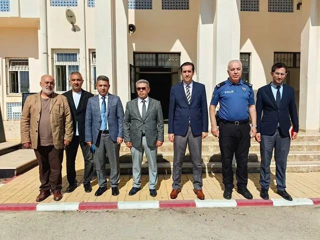 Bozyazı Kaymakamı Anadolu Lisesi'ne okul güvenliği denetiminde bulundu