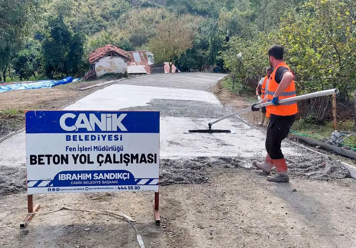 Canik Belediyesi ulaşıma yönelik yatırımlarını sürdürüyor