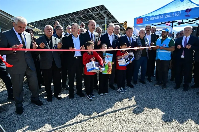 Büyükgökçeli Köyü'nde güneş enerjisi Santrali'nin açılışı gerçekleştirildi