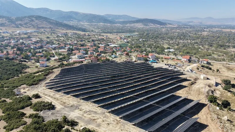 Büyükgökçeli Köyü'nde güneş enerjisi Santrali'nin açılışı gerçekleştirildi