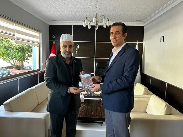 İlçe Müftüsüne ziyarette bulundu