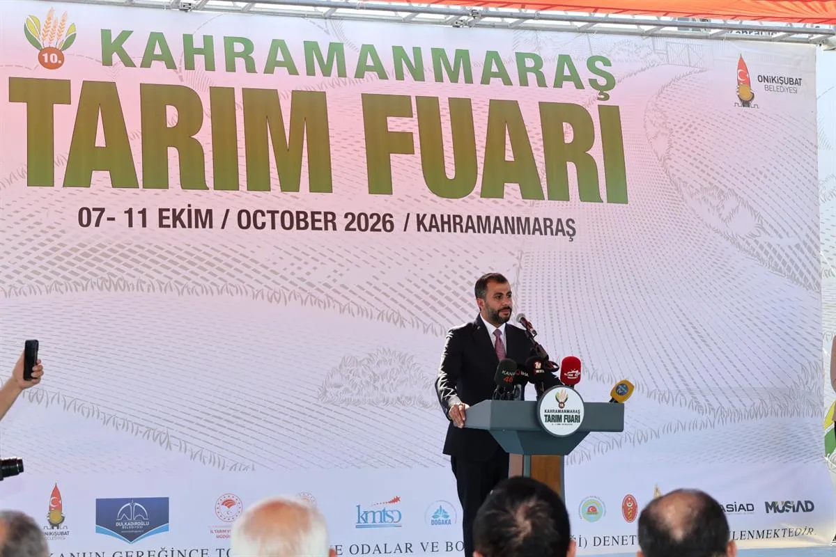 Kaymakam Çiğdem, 10. Kahramanmaraş Tarım Fuarı açılışına katıldı