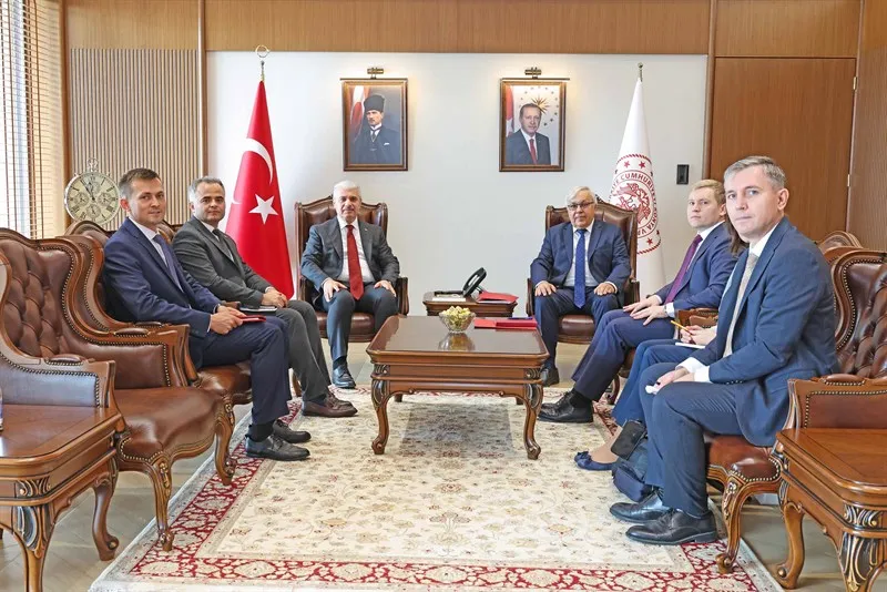 Rusya Federasyonu Ankara Büyükelçisi Sergey Vershinin'den Vali Akın'a ziyaret