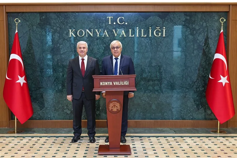 Rusya Federasyonu Ankara Büyükelçisi Sergey Vershinin'den Vali Akın'a ziyaret