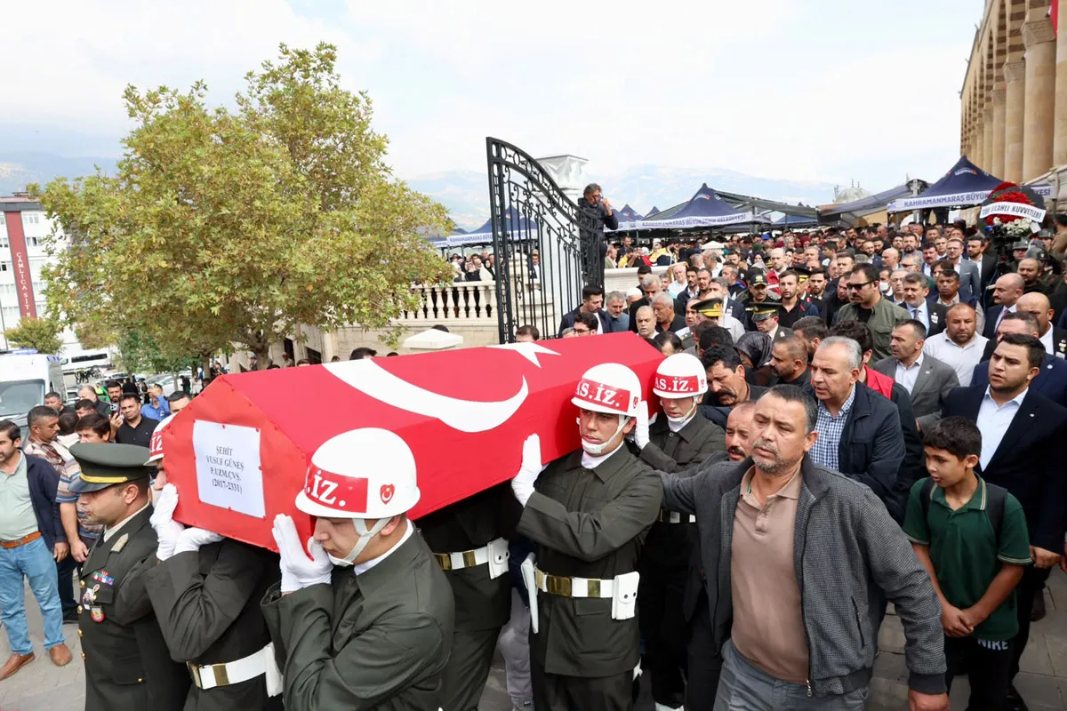 Şehit Piyade Uzman Çavuş Yusuf Güneş son yolculuğuna uğurlandı