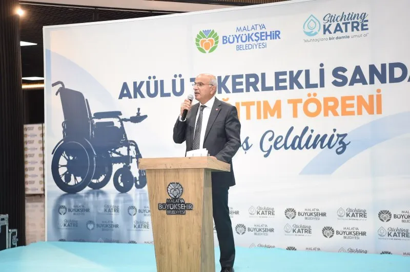 80 Adet Akülü Tekerlekli Sandalye Dağıtımı Yapıldı Başkan ER: Engelsiz bir Malatya için çalışıyoruz