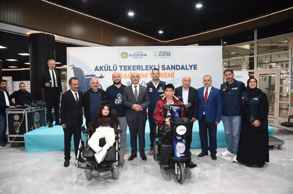 80 Adet Akülü Tekerlekli Sandalye Dağıtımı Yapıldı Başkan ER: Engelsiz bir Malatya için çalışıyoruz