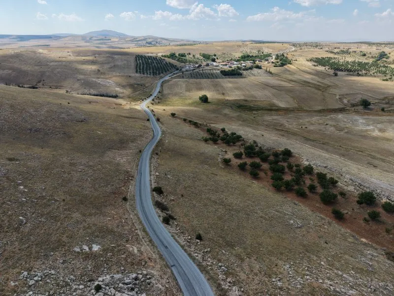 Hekimhanda 7 mahallenin ulaşımını rahatlatan yol çalışması tamamlandı