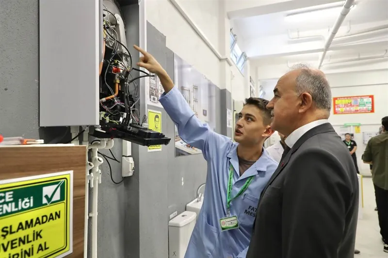 Vali Erol, Fatsa MESEM’e kazandırılan atölyelerin açılış programına katıldı