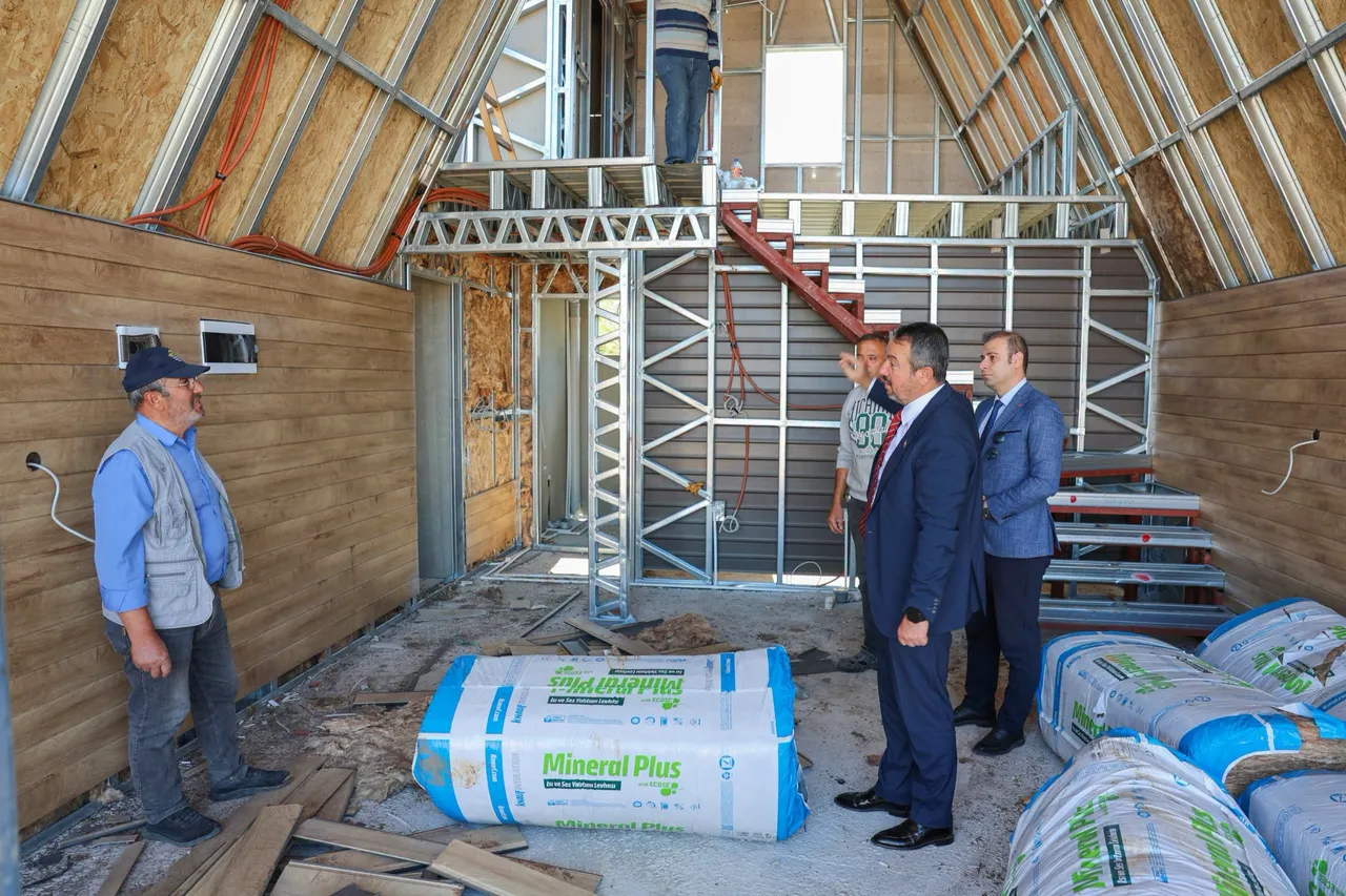 Hüdai Kaplıcaları’nda 17 adet ultra lüks bungalov apart ilçesine hayırlı olsun