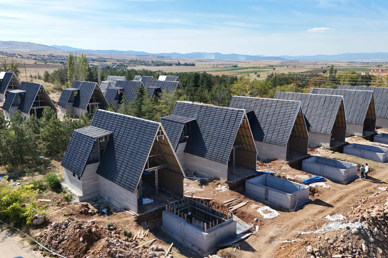 Hüdai Kaplıcaları’nda 17 adet ultra lüks bungalov apart ilçesine hayırlı olsun
