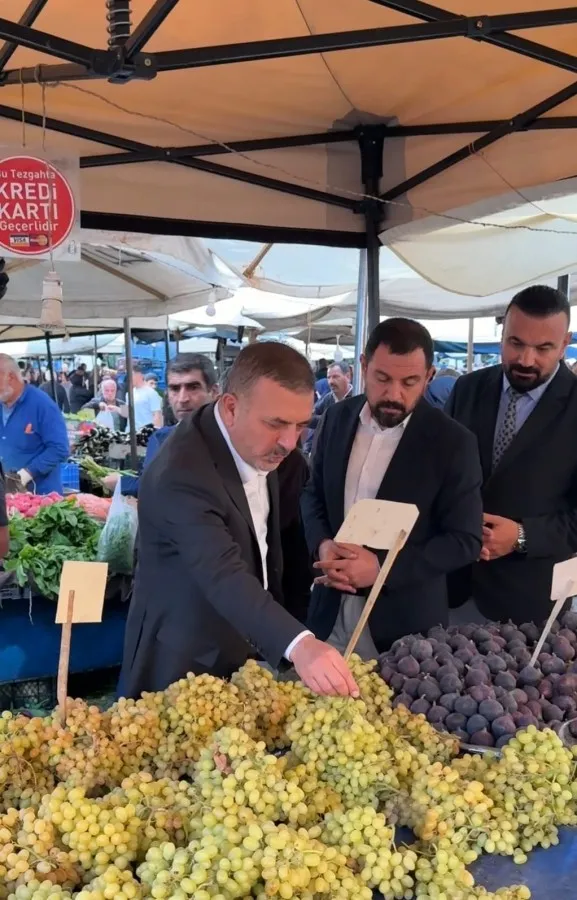 Başkan Ercan’dan semt pazarlarına ziyaret