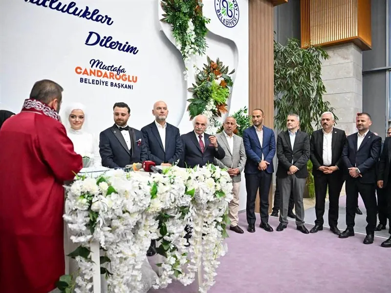 Sakine Nur ve Gökhan Çiftinin Nikah töreni