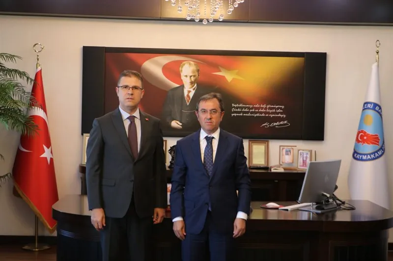Sarıyer Kaymakamı Maytalman’dan Avcılar Kaymakamı Burhan’a ziyaret