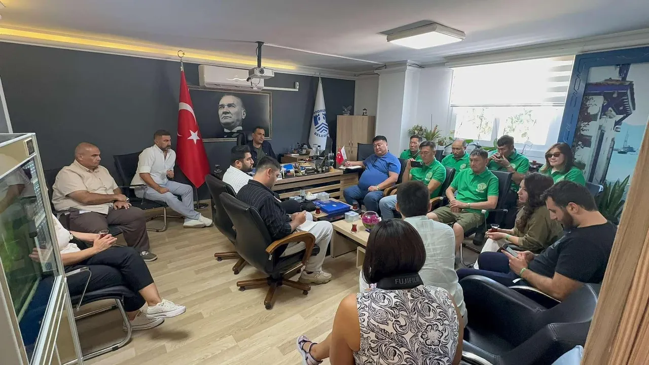 Moğolistan’dan Bodrum Belediyesine ziyaret