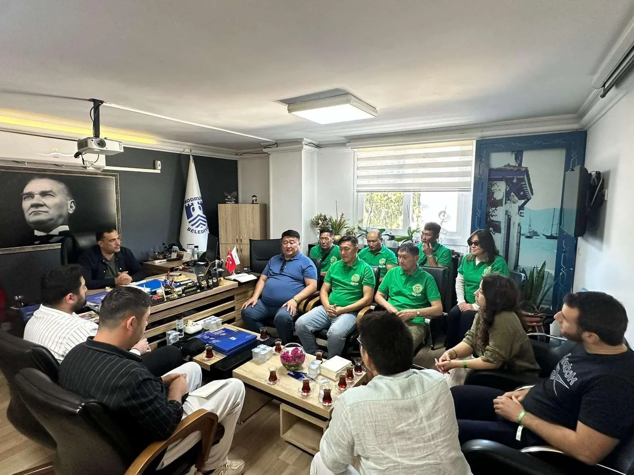 Moğolistan’dan Bodrum Belediyesine ziyaret