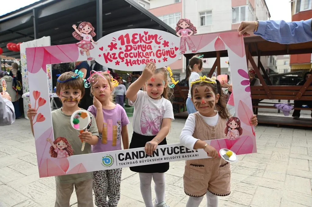 Dünya Kız Çocukları Günü'nde Kapaklı'da renkli buluşma