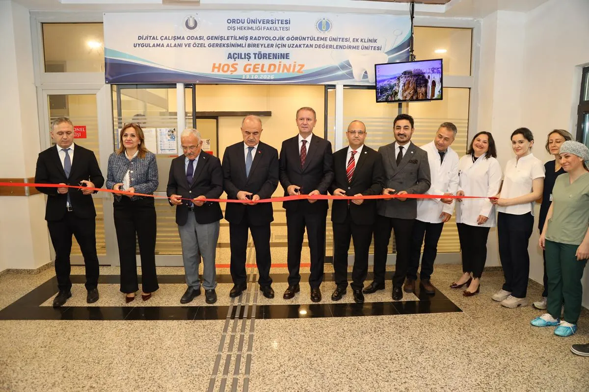 Ordu Üniversitesi Diş Hekimliği Fakültesi’nde yeni birimler hizmete açıldı