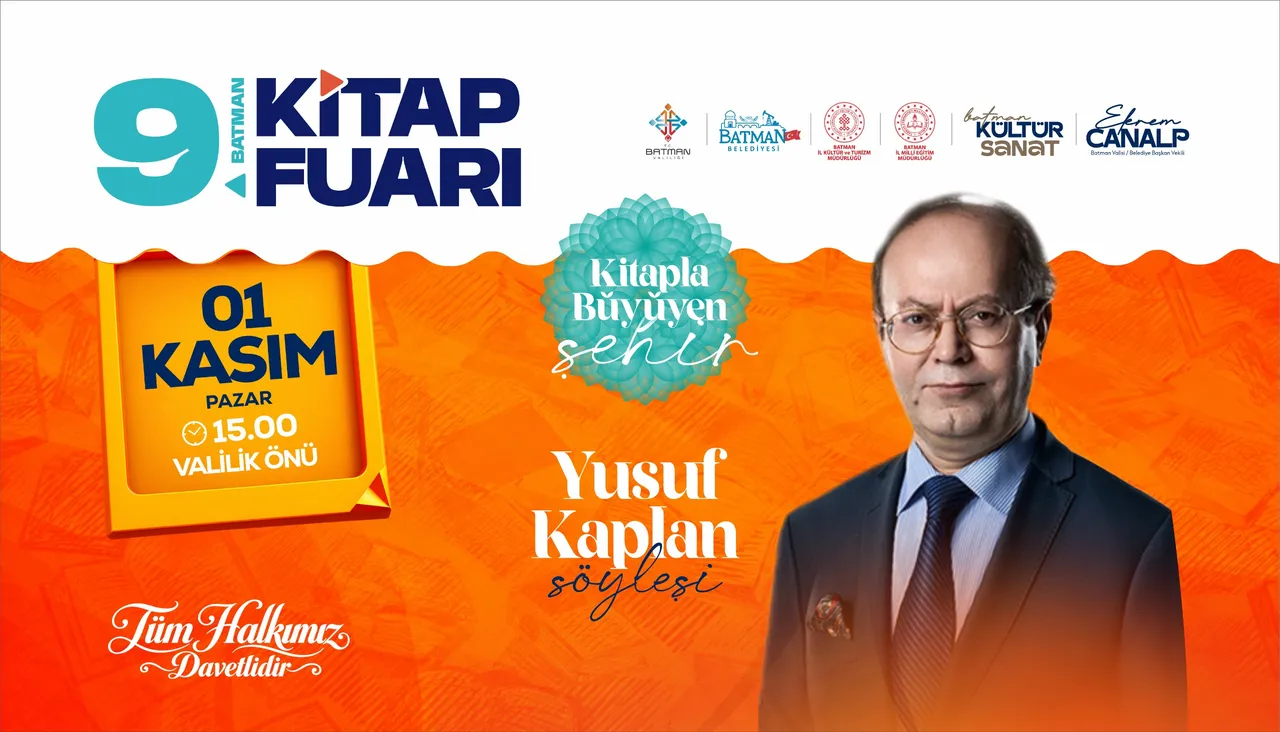 130 yayınevi ve birbirinden değerli yazarlar, 9. Batman Kitap Fuarı’nda kitapseverlerle buluşacak