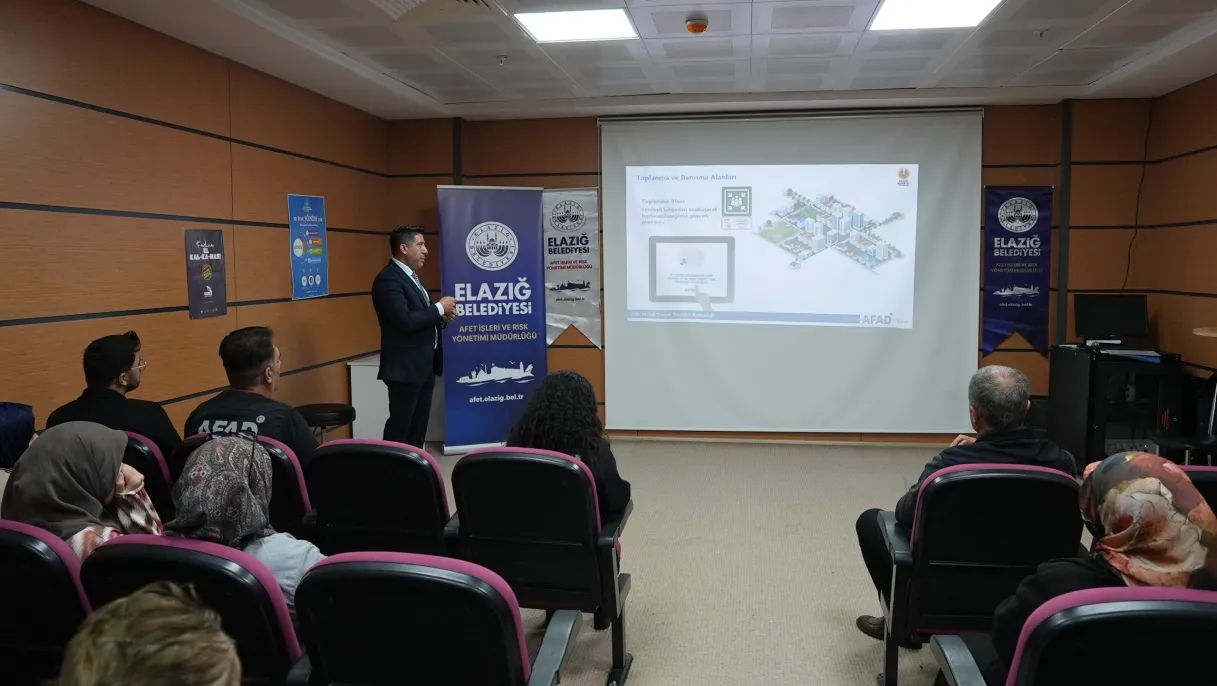 Elazığ Belediyesi'nden öğrencilere afet farkındalık etkinliği