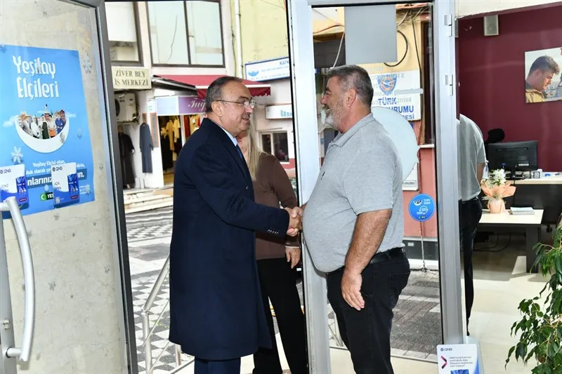 Vali Soytürk Kutsal Topraklardan Dönen şehit ailesi ile bir araya geldi
